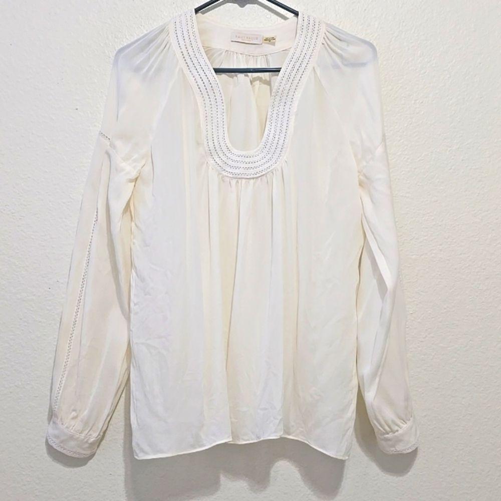 Ramy Brook Silk blouse. Size small. Color Bone